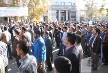 گزارش تصویری مراسم اجتماع سراسری حمایت از مردم مقتدر و کودکان مظلوم غزه 